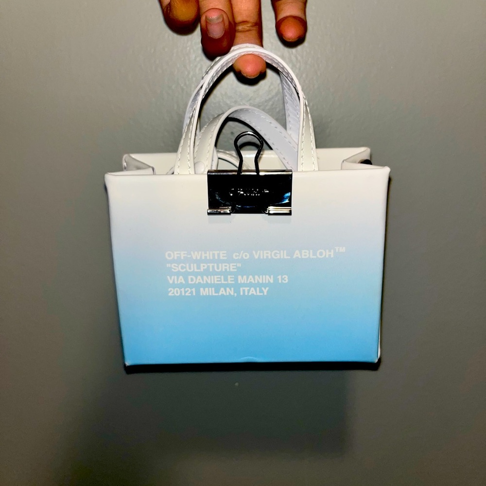Good condition brand new off white mini purse